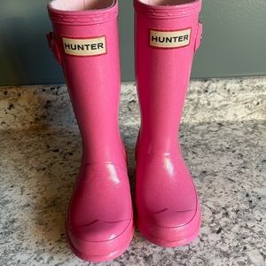 Toddler girls hunter rain boots